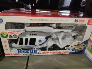 Toy Rescue Helicopter With 3D Lights -42x21x10cm