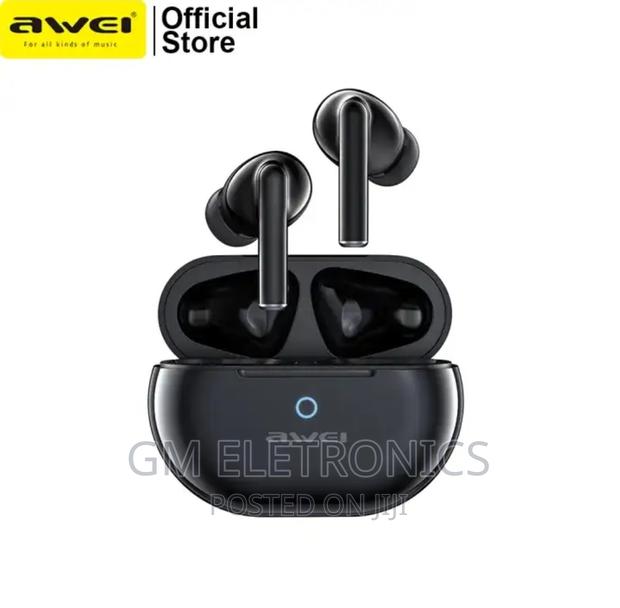 Awei T61 TWS Wireless Bluetooth Earbuds With Charging Case. - main view