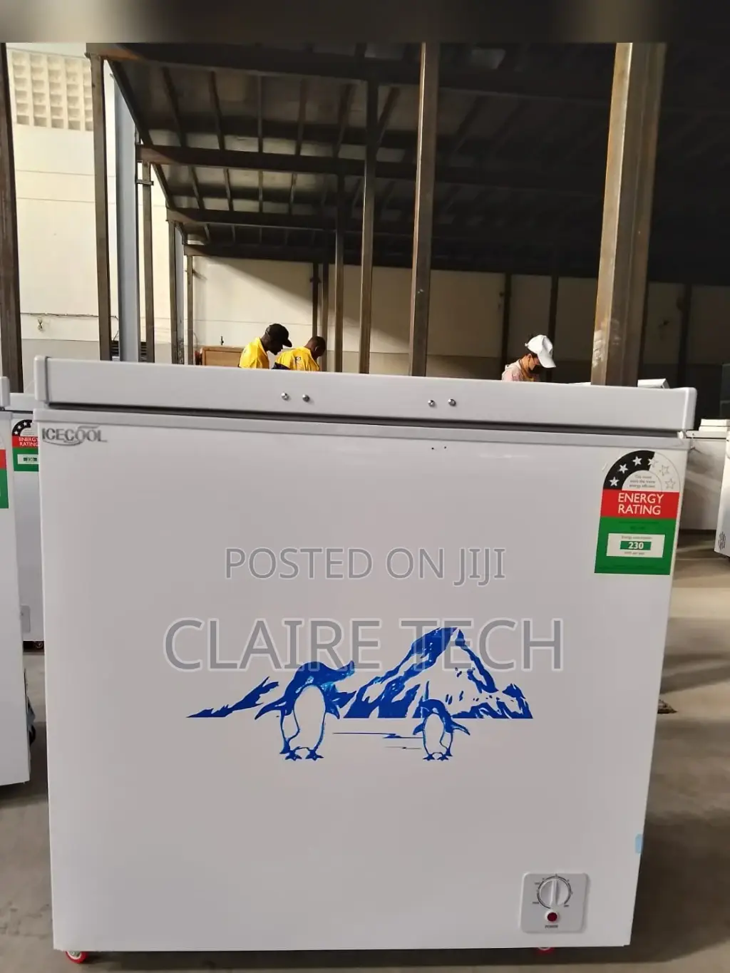 New White Chest Freezer 169 Litres Icecool