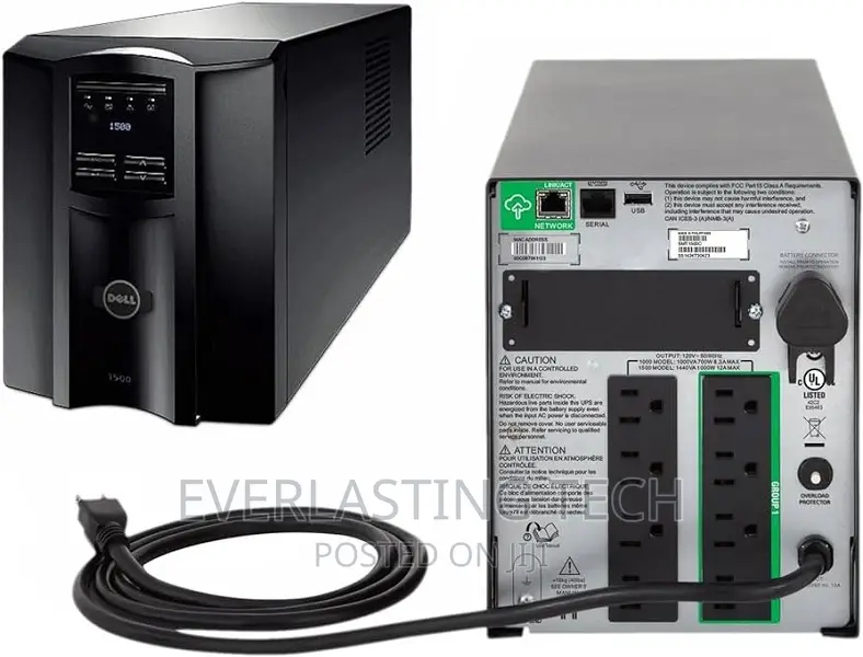 APC Easy UPS 1500VA, Tower, 230V, 4 Universal Outlets, AVR,