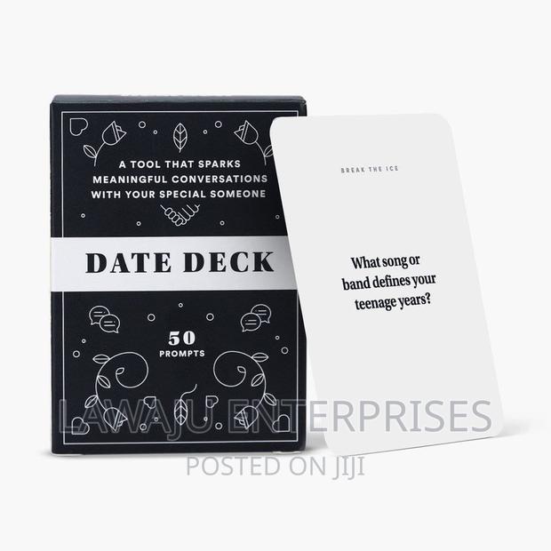 Date Deck Card Game - main view