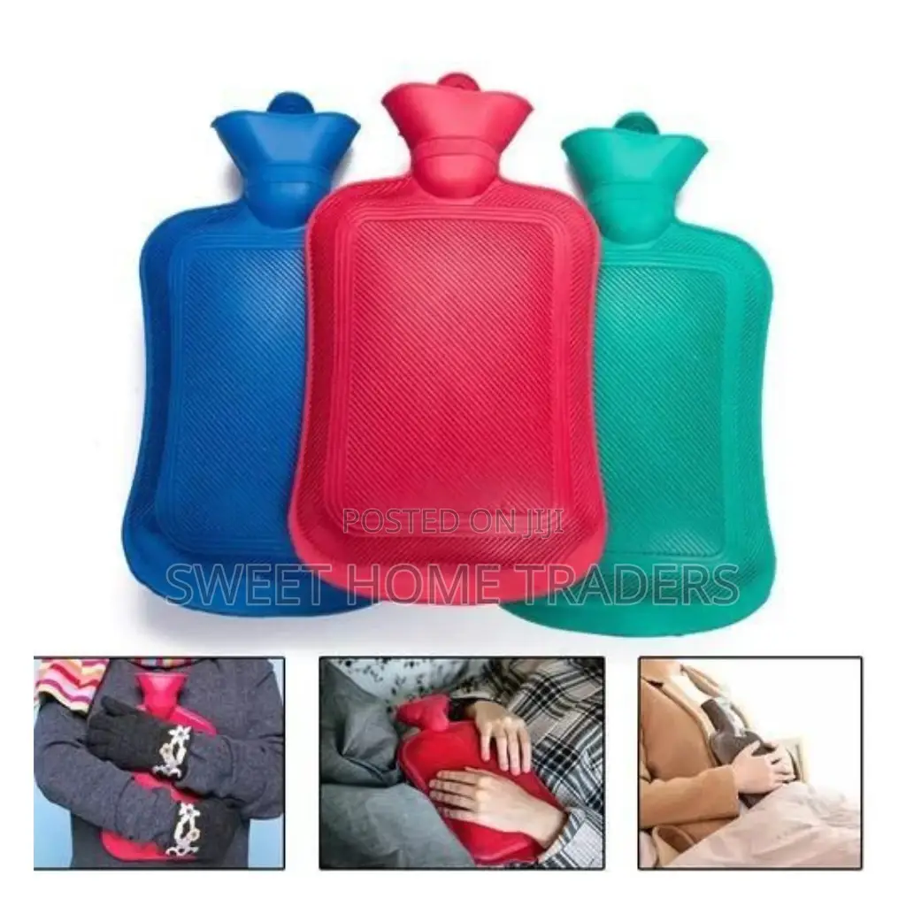 1.75L Silicone Hot Water Bottle for Therapy-Assorted