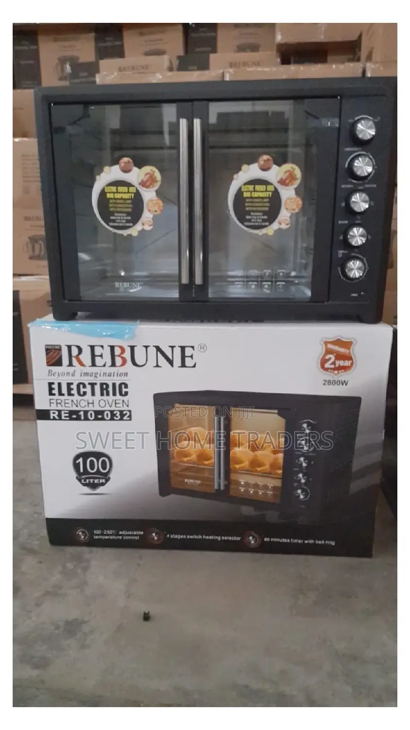 100 LTRS Oven Rebune