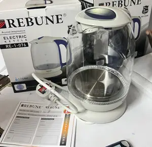 Glass Rebune Kettle 1.7 LTRS Illuniniting Warranty 1 Year