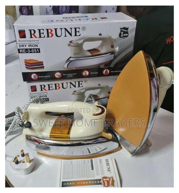 Rebune Electric Dry Iron Box RBN - main view