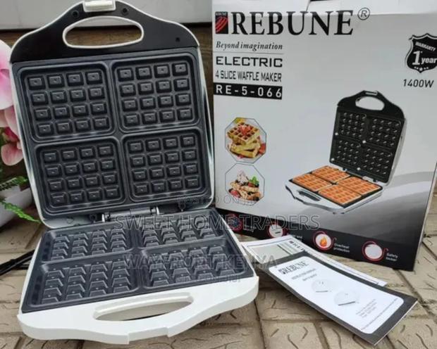 Rebune 4 Slice Waffle Maker - main view