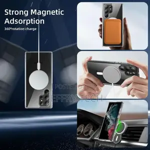 Magnetic Case for Samsung Galaxy S23 Ultra 6.8-Inch, Compati