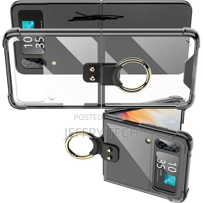 Luxury Clear Case Cover for Samsung Z Flip 3 5G
