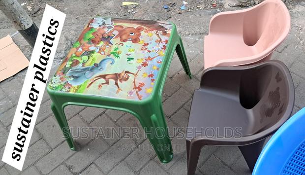 Kids Study Table and Chairs Set - main view