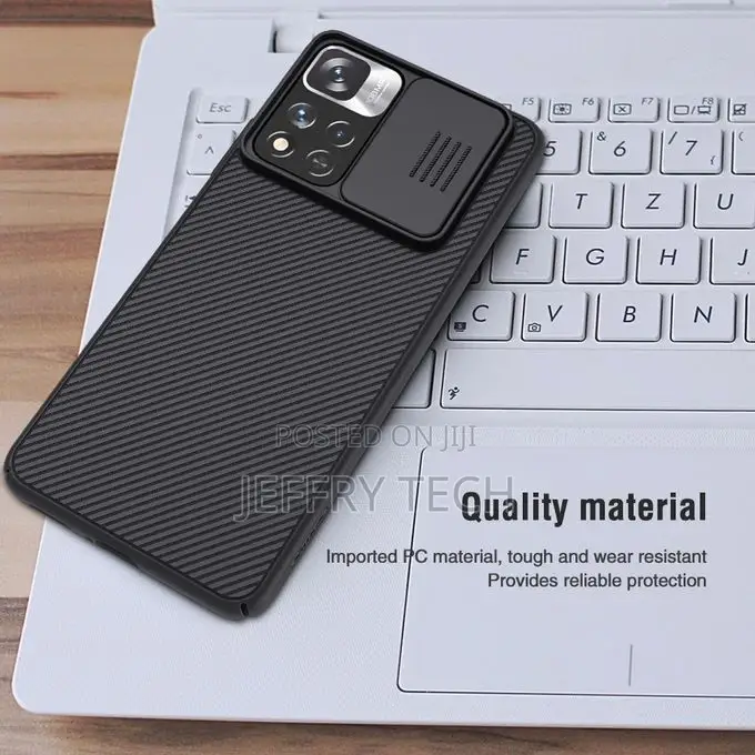 Black Silicone Case Cover for Xiaomi Note 11T 5G