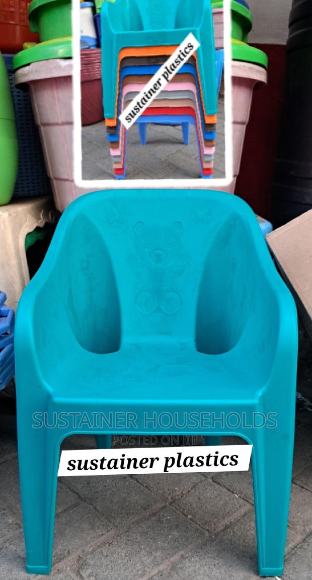 Premium Green Kids Plastic Chairs Available - thumbnail 3