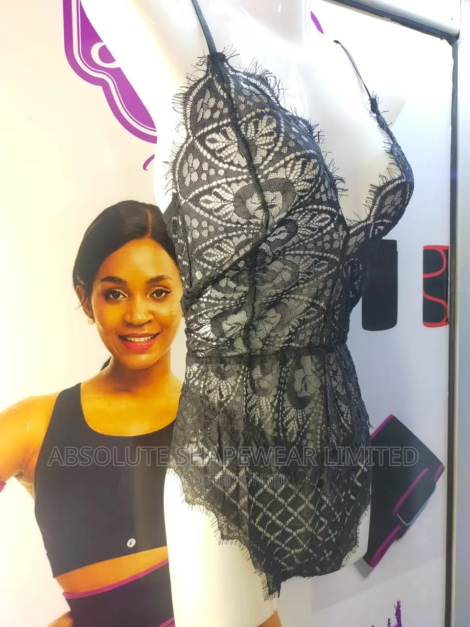 Black Feather Light Lingerie Y7 in Nairobi Central Clothing, Absolute