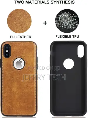 Leather Flexible Back Cover Case for Appleiphone Xs Max