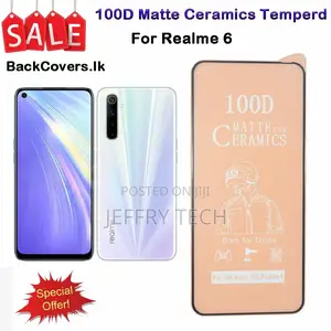 Realme 6 Matte Ceramics Tempered Glass / Screen Protector