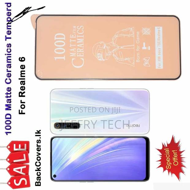 Realme 6 Matte Ceramics Tempered Glass / Screen Protector - thumbnail 3