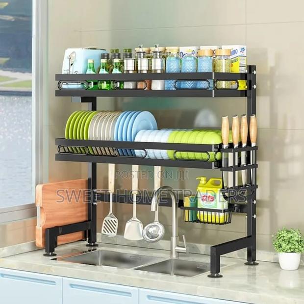Double Layer Over the Sink Dish Rack - main view