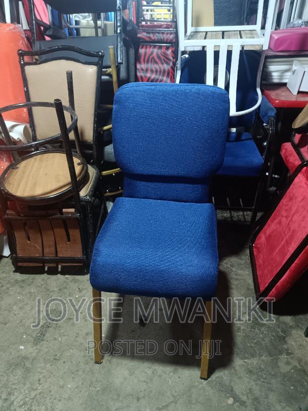 Church Chair, Royal Blue. - main view