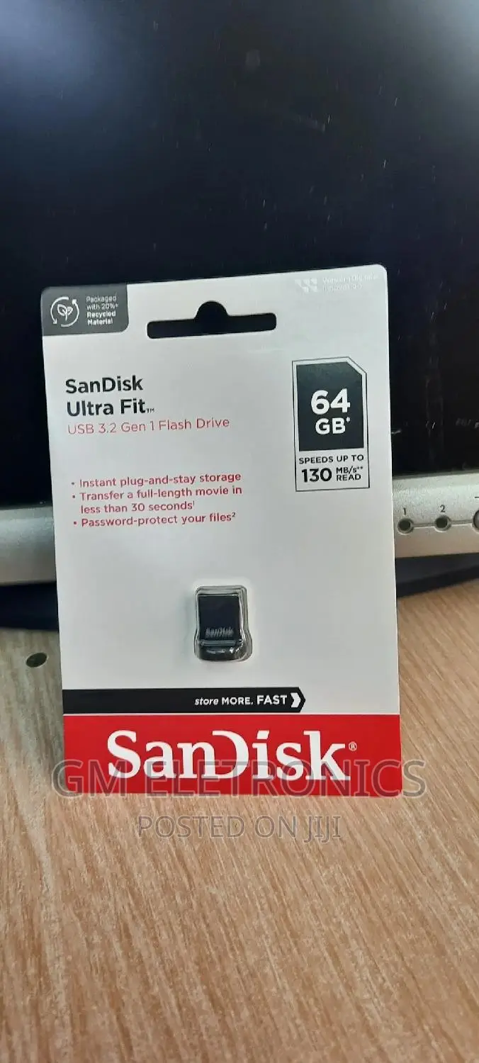 USB 3•2 Ultra Fit 64gb Flash Drive.