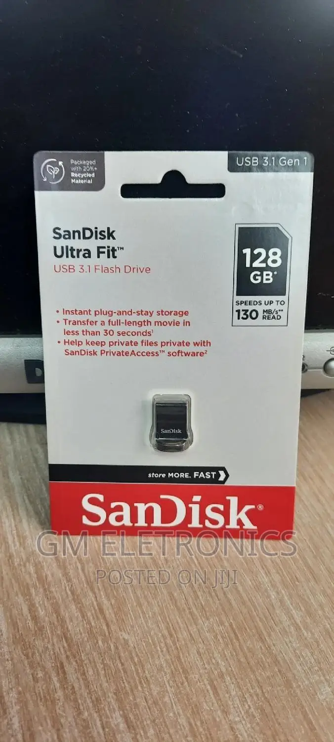Sandisk USB 3.1 Ultra Fit Flash Drive.(32gb, 64gb 128gb)