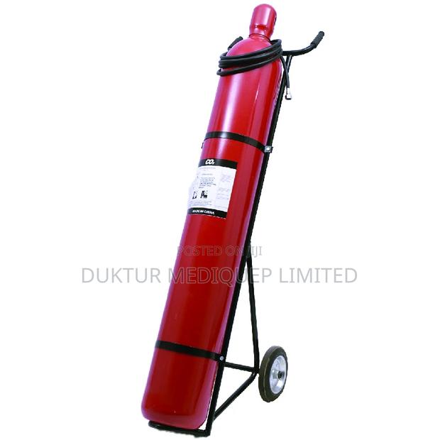 Fire Extinguisher Trolley Type Twin Cylinders Co2 50kg - main view