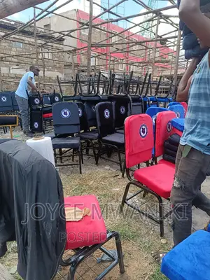 Church Chairs, Different Colours.