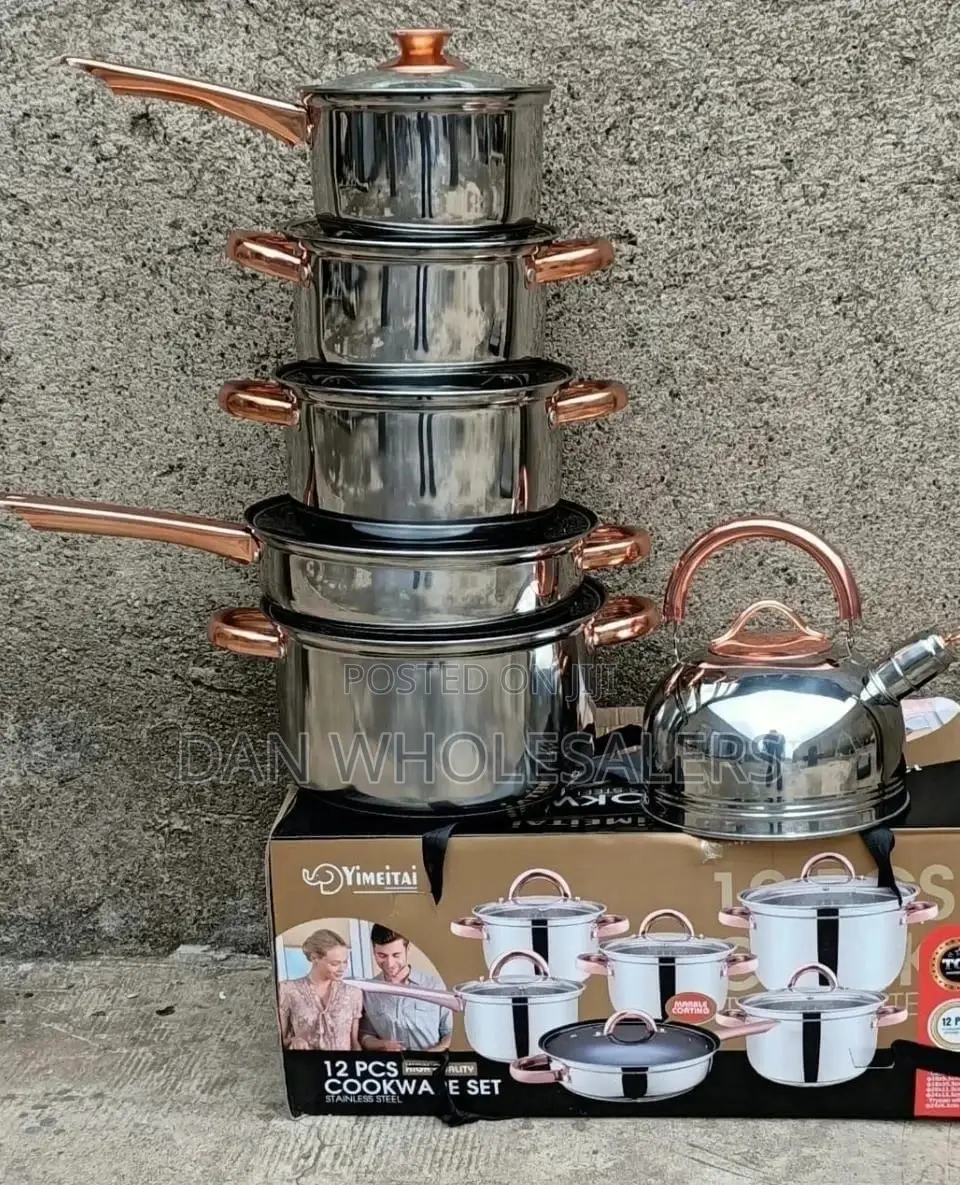 Yimeitai 12pcs Stainless Steel Heavy