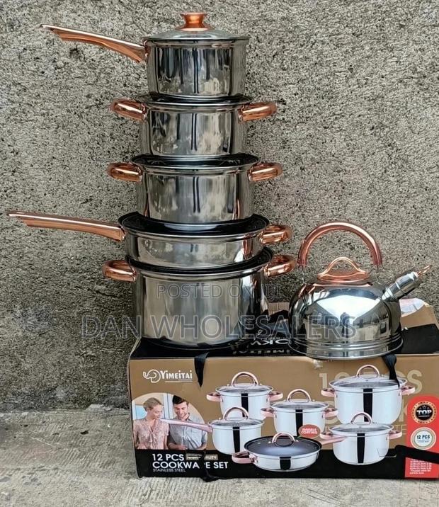 12pc Cookware With Kettle-Yimeitai - main view