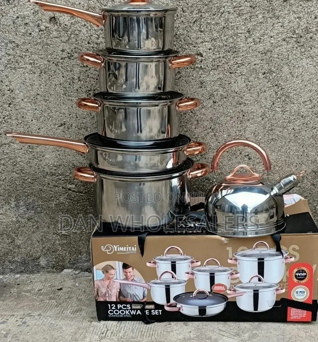 Cookware With Kettle-Yimeitai 12 PCS