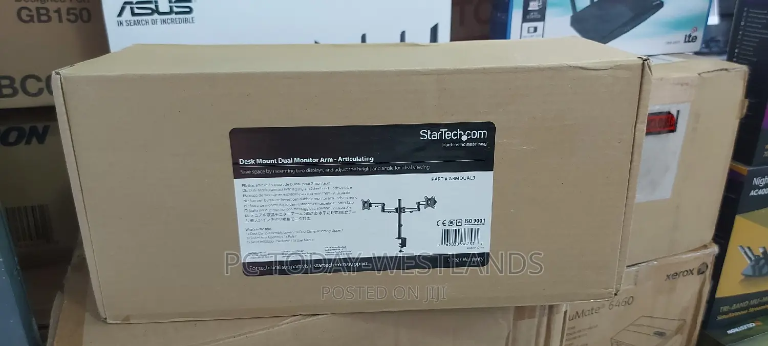 Startech Desk Mount Articulating Dual Arm Up to 32-Inch