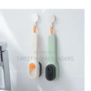 Shoe/Cloth Scrub Brush With Soap Dispenser 
