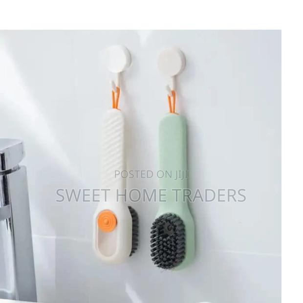 Shoe/Cloth Scrub Brush With Soap Dispenser  - thumbnail 2