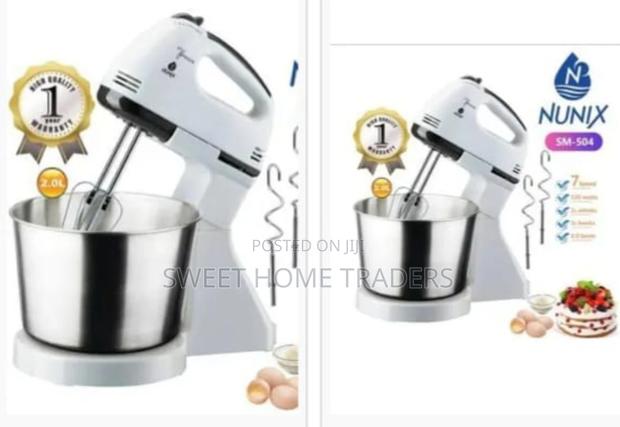 Nunix 7 Speed Hand Mixer With Bowl-2l, - main view