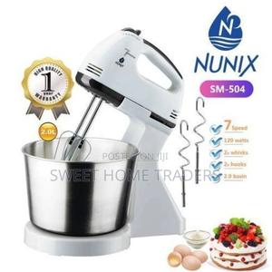 Nunix 7 Speed Hand Mixer With Bowl-2l - thumbnail 2
