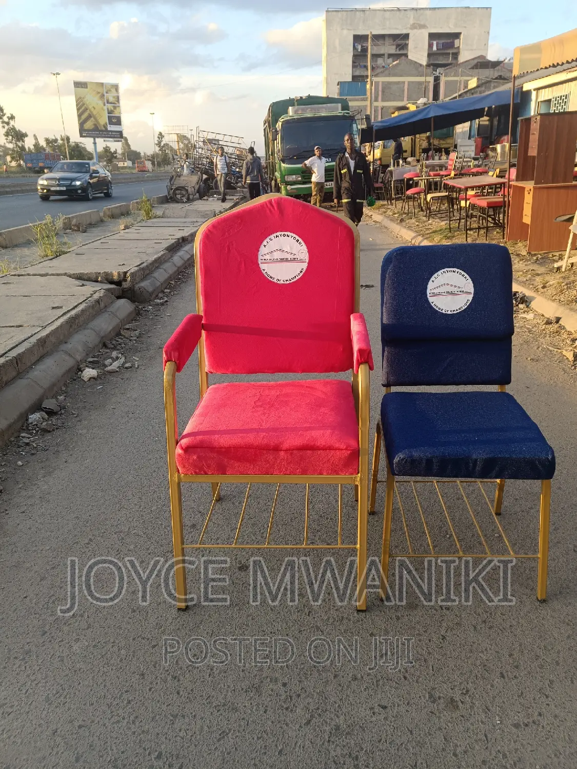 Church Chairs, With Armrest and Without.