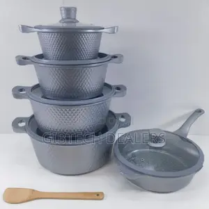 11pcs Bosch Cookware Set With Silicone Lid Covers