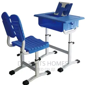 Durable School Furniture Desk Chair Set