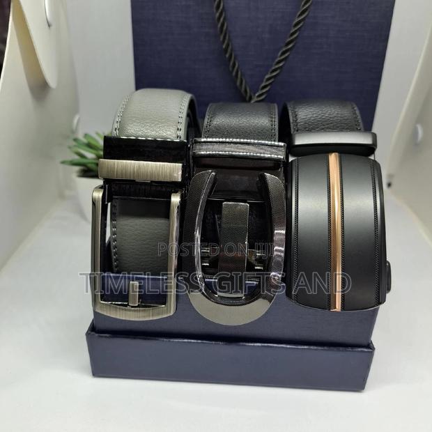 Genuine Leather Automatic Belts Valentines Gift - thumbnail 3