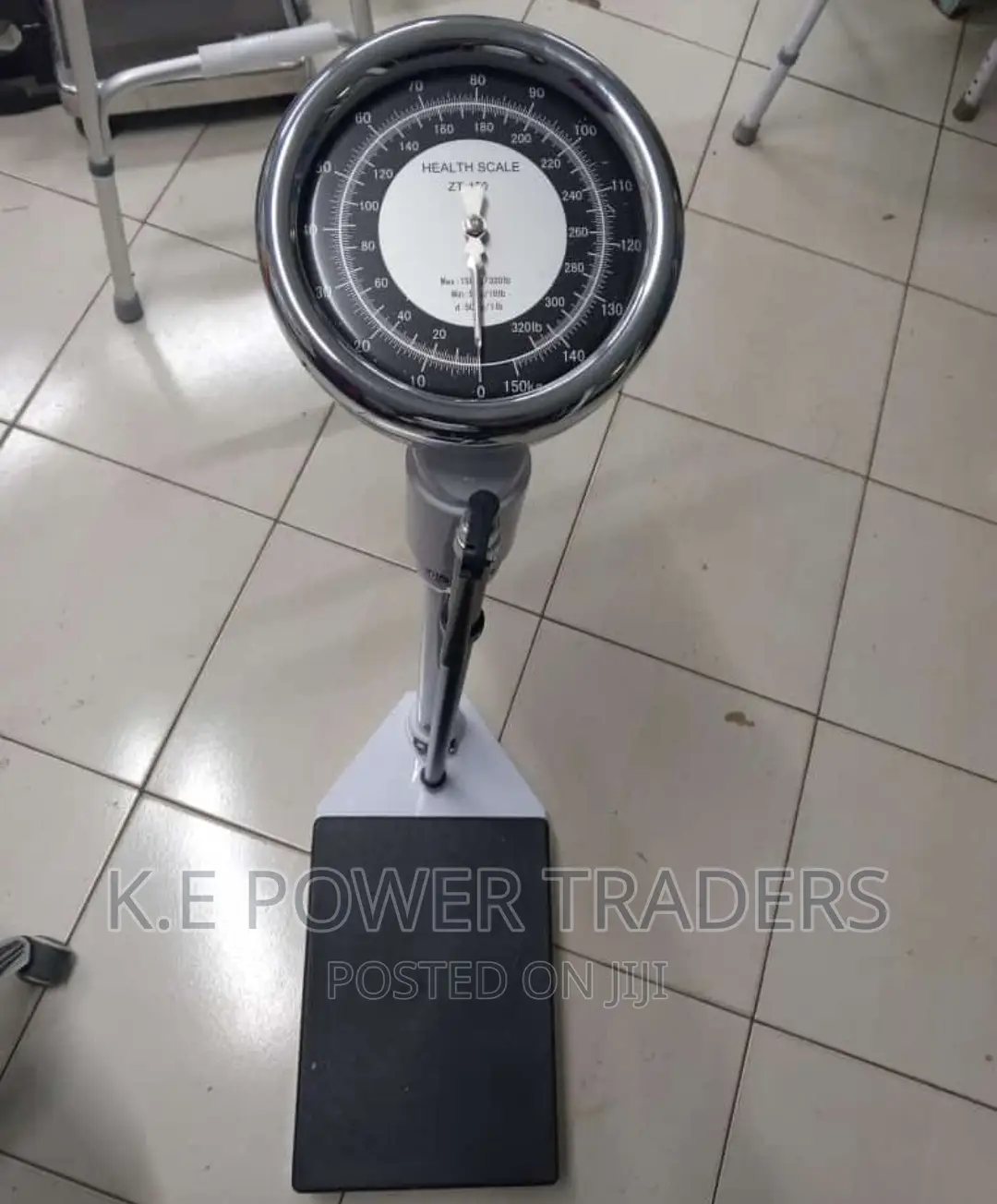 Stainless Top Height and Weight Weighing Scale.