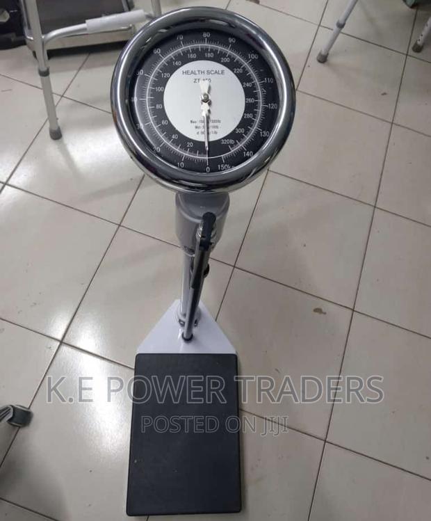 Stainless Top Height and Weight Weighing Scale.
