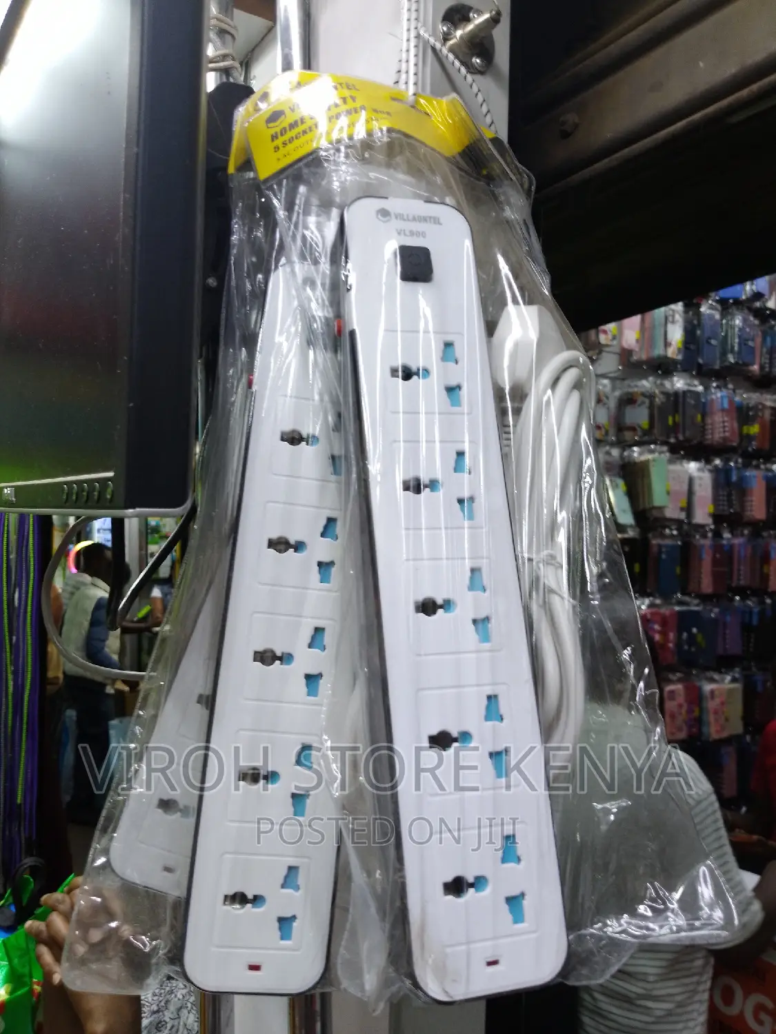 VILLAONTEL 5 Sockets Power Extension Cable 3M