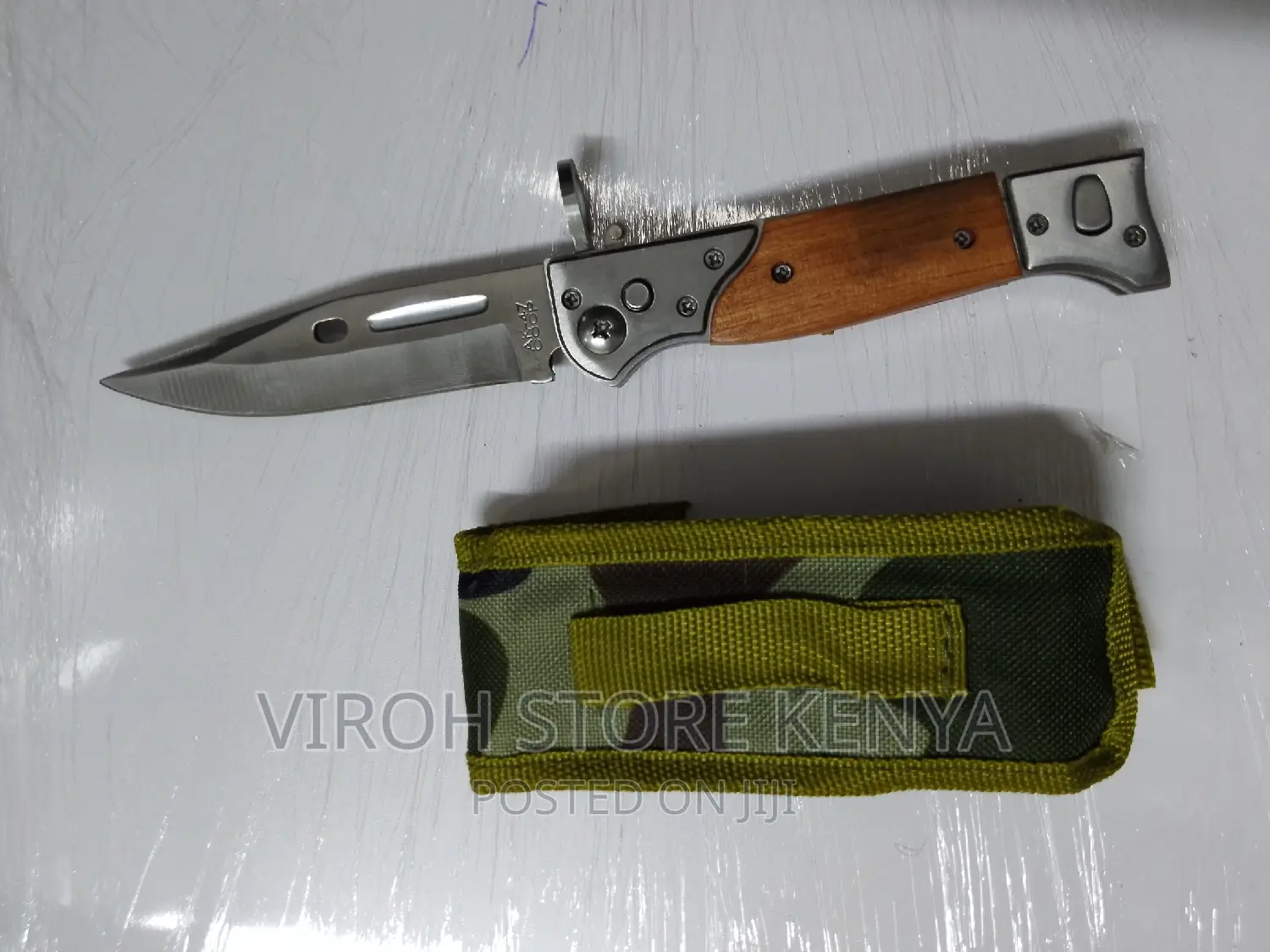 Foldable Pocket Knife AK47 Small With Pouch