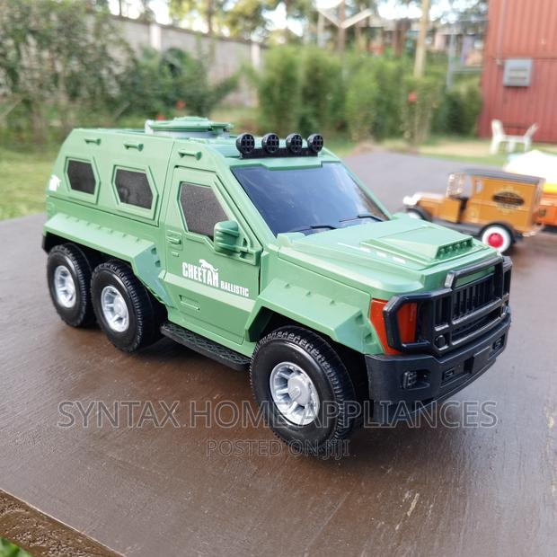 Green Military Missile Boys Battery Powered Toy Car
