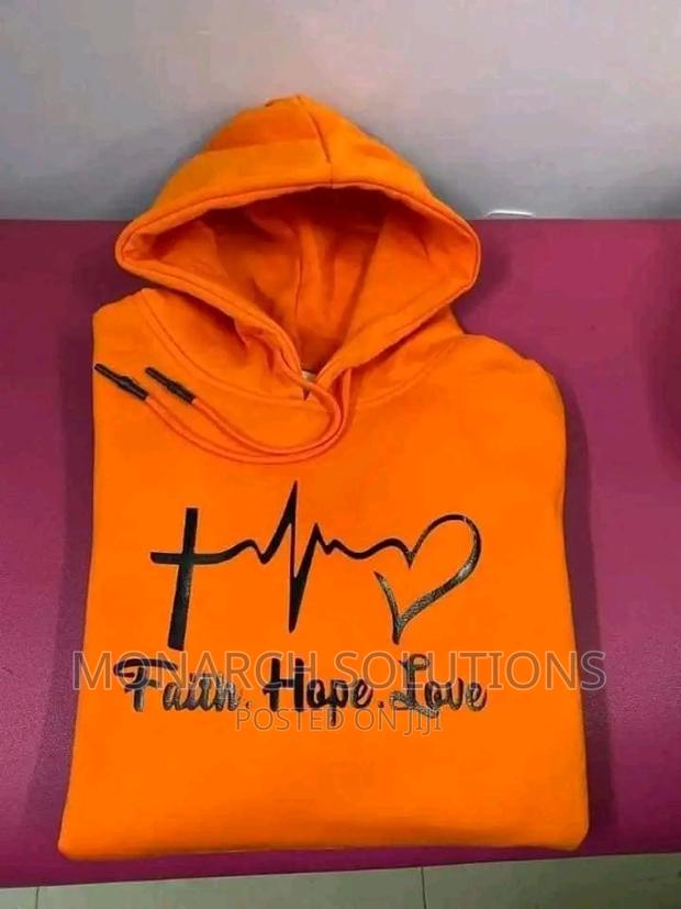 White/Orange Hoodies - main view