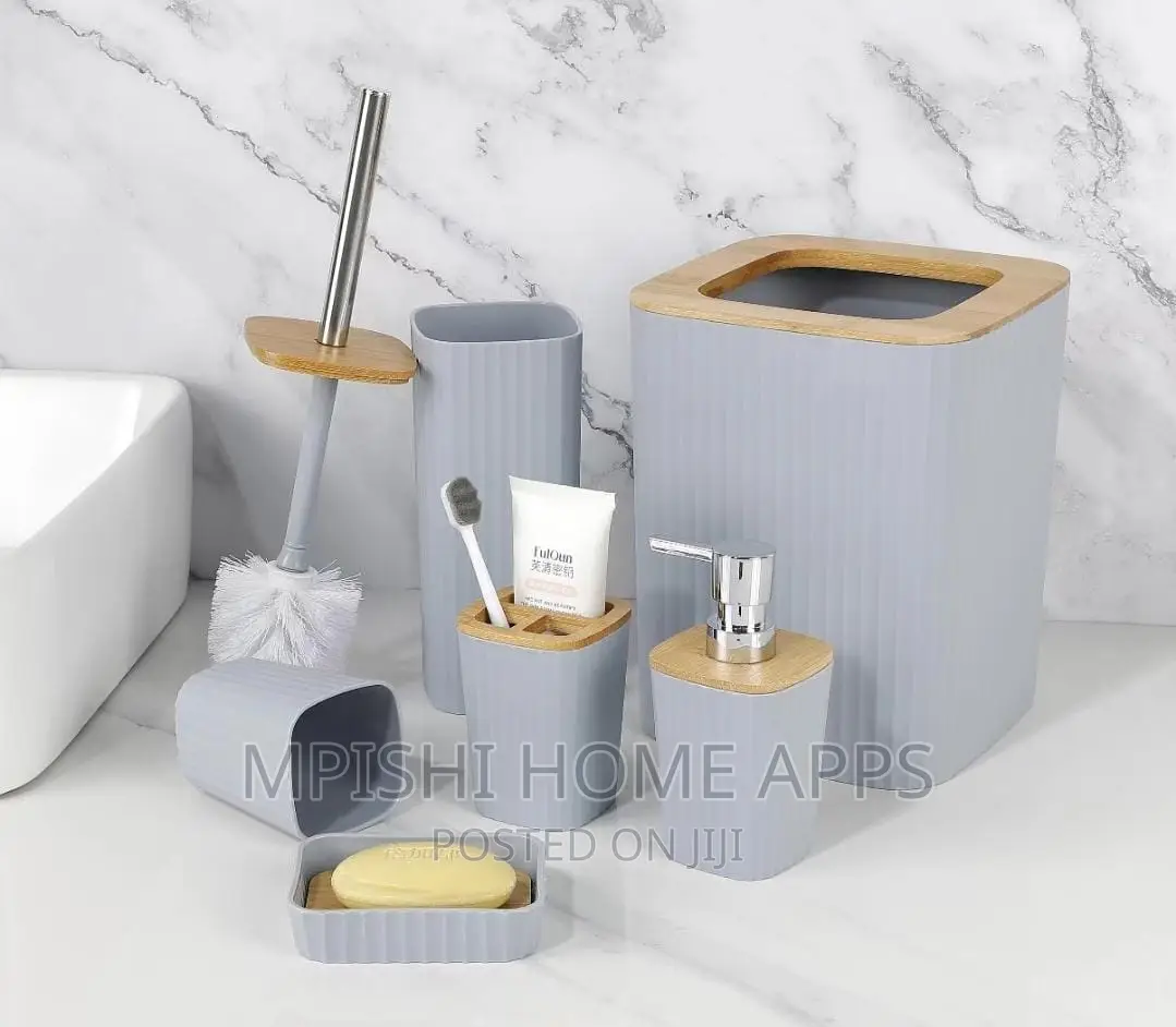 6pcs Bathroom Organizer Set