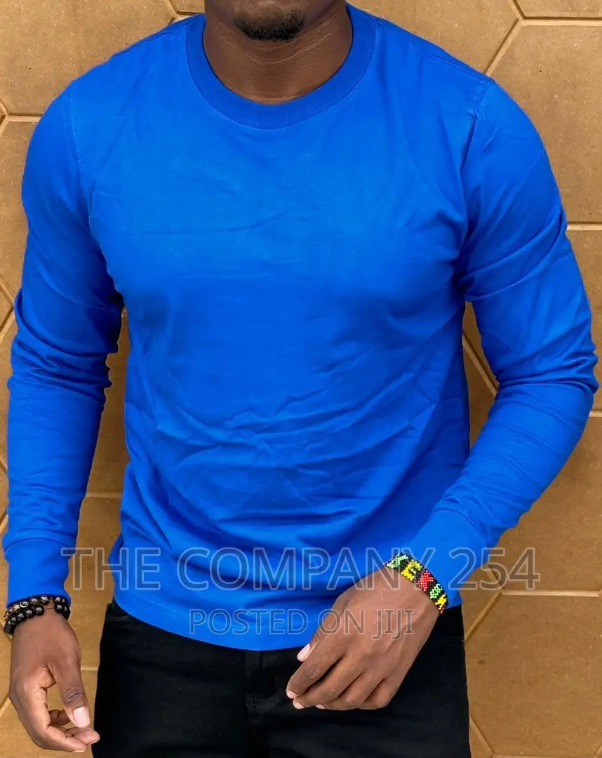 Classic Designer Quality Cotton Plain Longsleeved T-Shirts