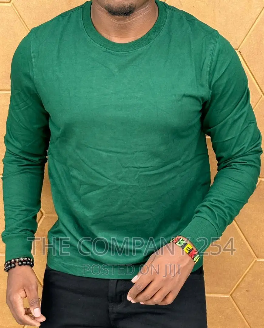 Classic Designer Quality Cotton Plain Longsleeved T-Shirts