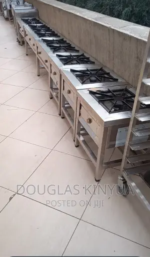 Commercial One Burner Gas Cooker Stainless Steel.