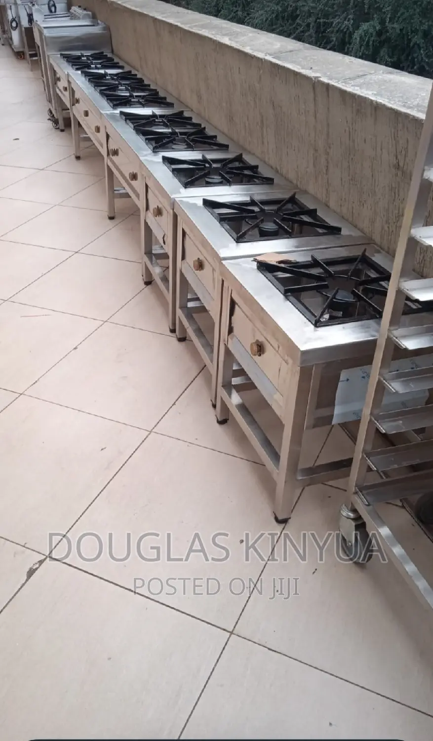 Commercial One Burner Gas Cooker Stainless Steel.