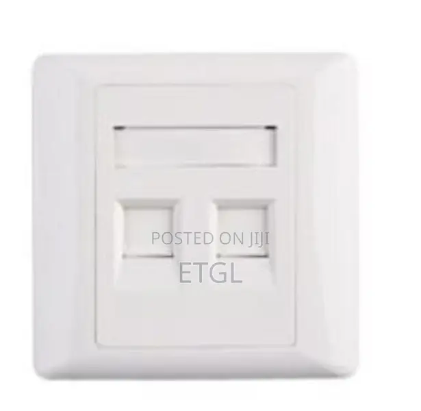 APKR Data Points Faceplate 2 Port White