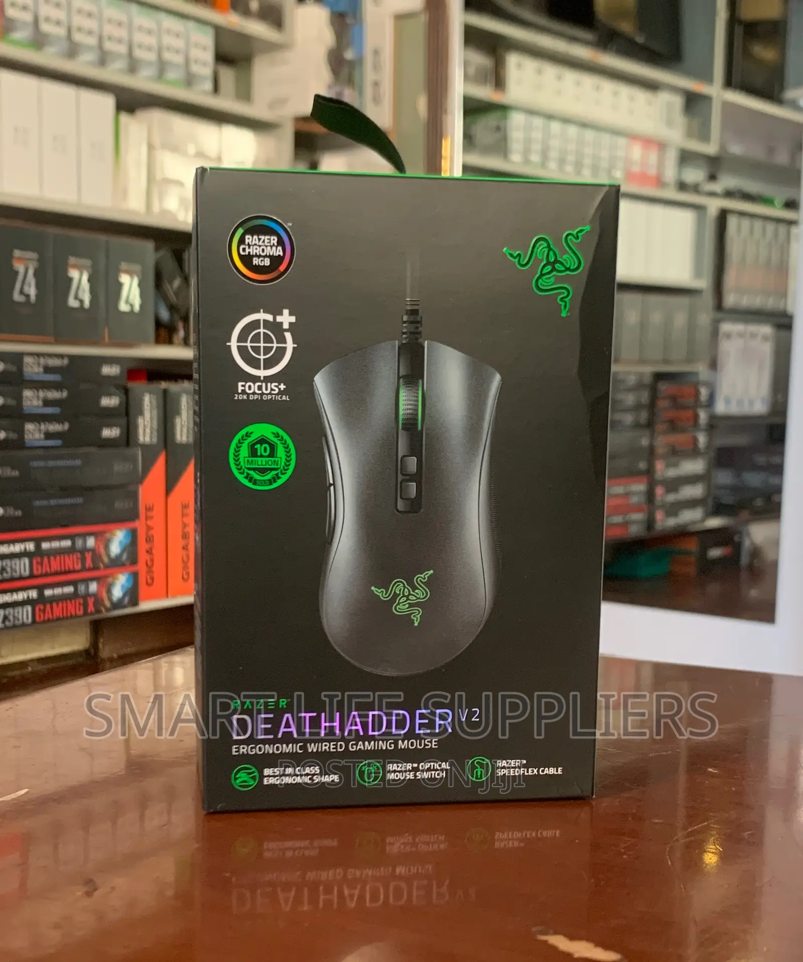 Razer Deathadder V2 Ergonomic Wired Gaming Mouse
